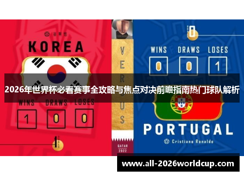 2026年世界杯必看赛事全攻略与焦点对决前瞻指南热门球队解析